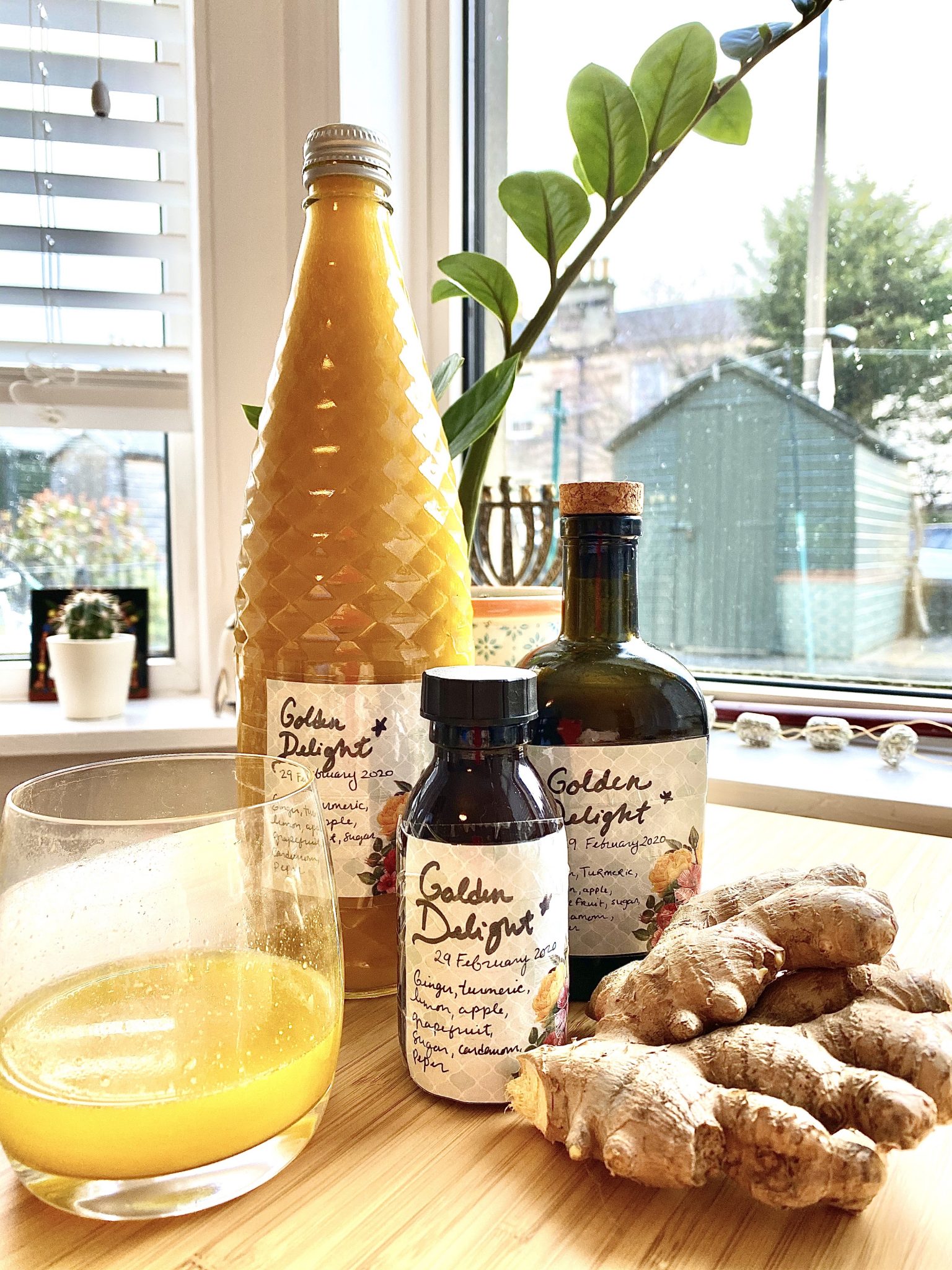 Ginger golden delight syrup recipe - The Roots Practice 